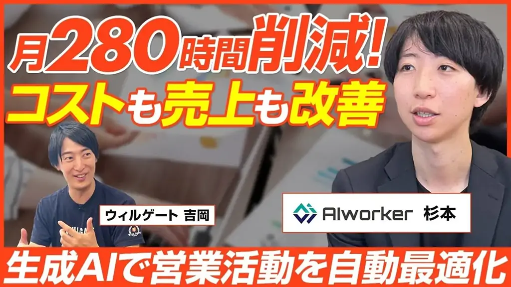 株式会社AIworker代表 杉本卓應がYouTubeビジネスメディア「ビジネスオタクch」に出演